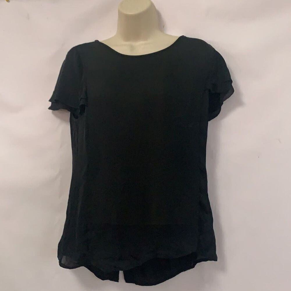JOIE SILK BLOUSE BUTTON DOWN BACK SIZE